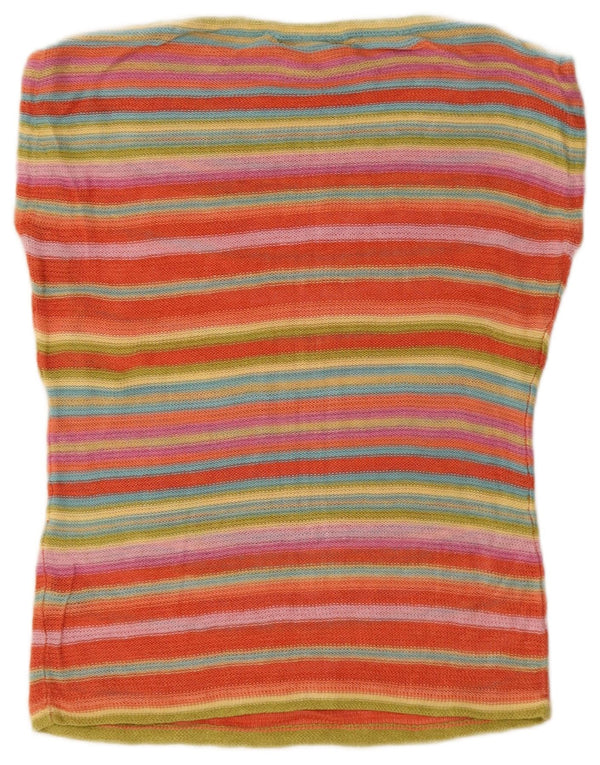 Ralph Lauren Womens Vest Tank Top UK 14 Medium Multicolor Colorat