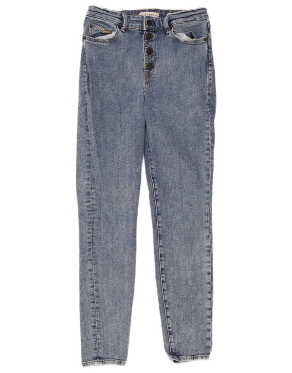 Blugi skinny pentru femei Guess cu talie înaltă W26 L28 albaștri