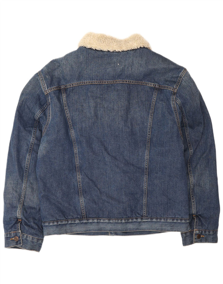 Jachetă de denim pentru bărbați Wrangler UK 40, mare, albastru, bumbac