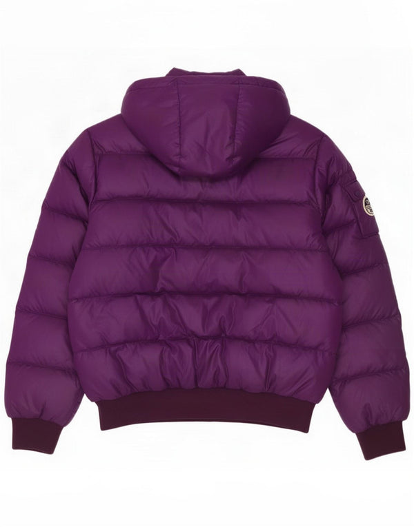 Jachetă căptușită cu glugă North Sails pentru femei UK 16 Large Purple Polyamide