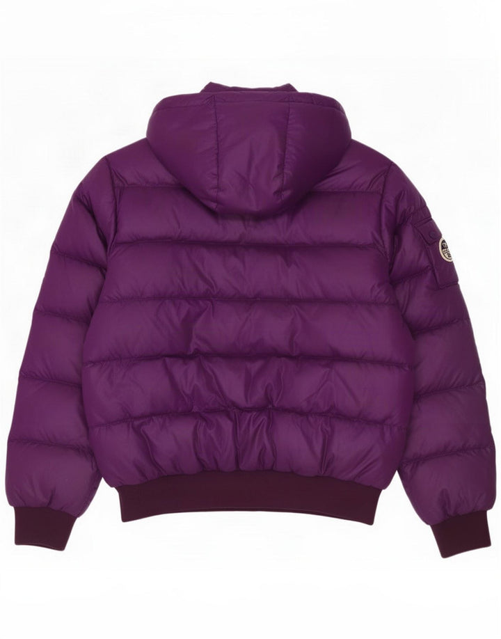Jachetă căptușită cu glugă North Sails pentru femei UK 16 Large Purple Polyamide