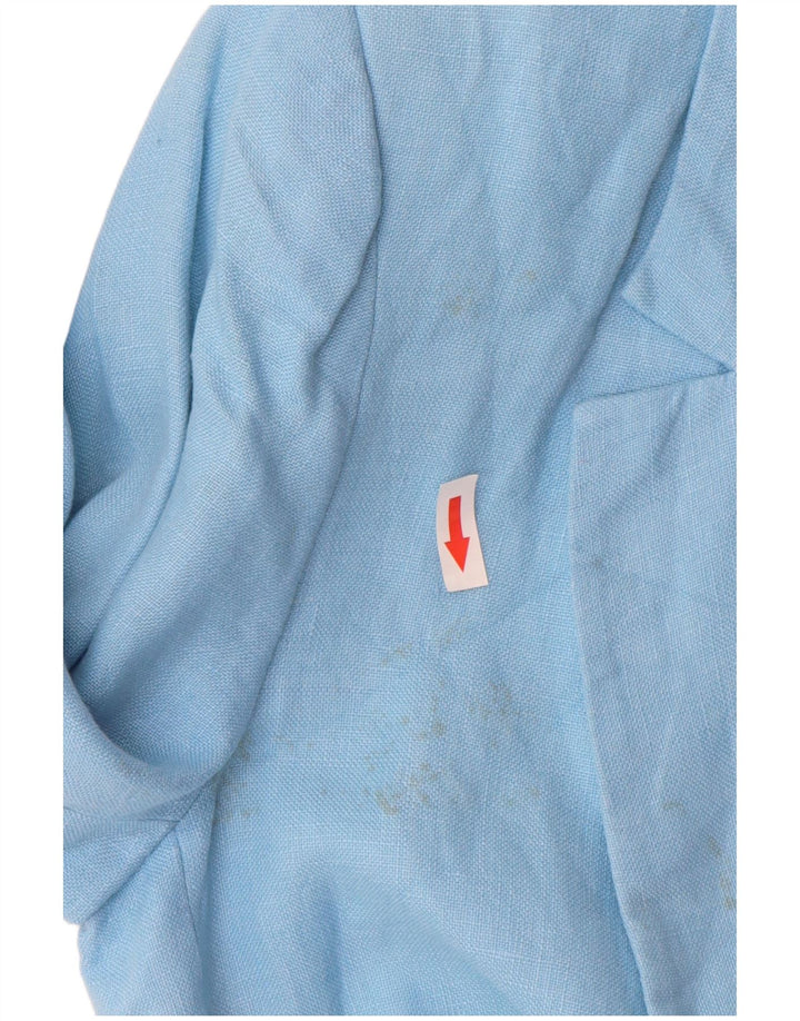 Jachetă Blazer pentru femei Zara UK 18 XL Albastru