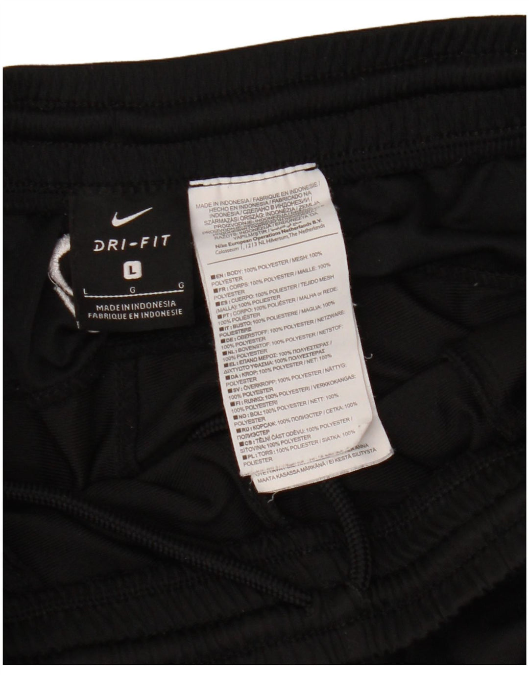 Pantaloni de trening NIKE Dri Fit pentru bărbați Pantaloni de jogging, mari, negru, poliester