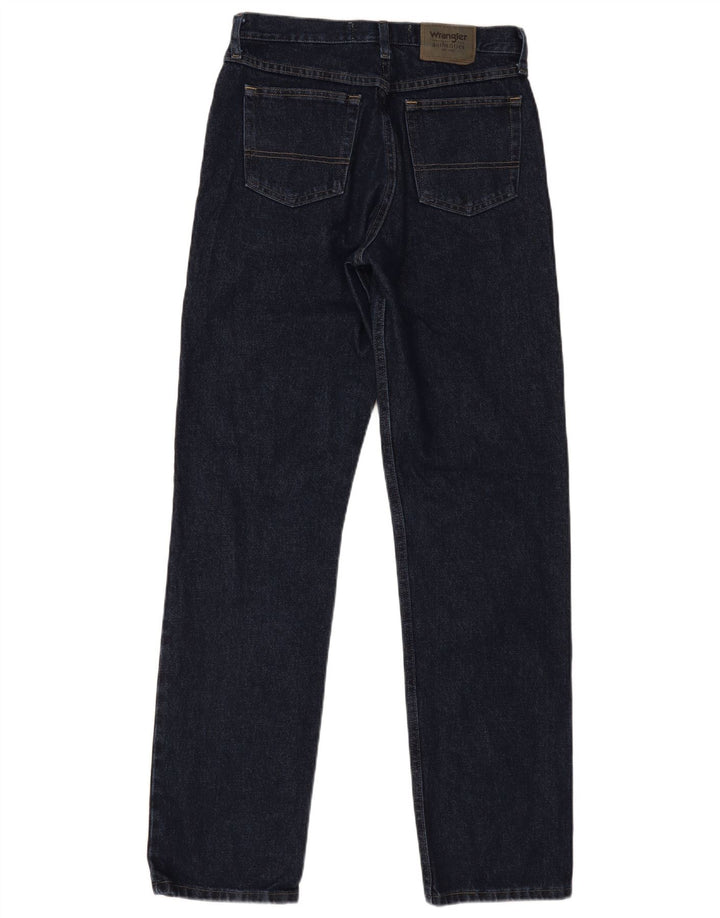 Blugi drepti autentici Wrangler pentru bărbați L30 L34 Bumbac bleumarin