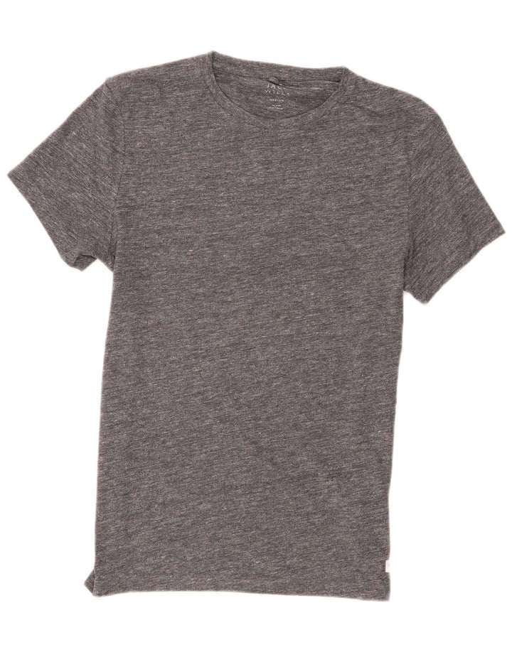 Tricou obișnuit Jack Wills pentru bărbați, cu mânecă scurtă, pete mediu gri
