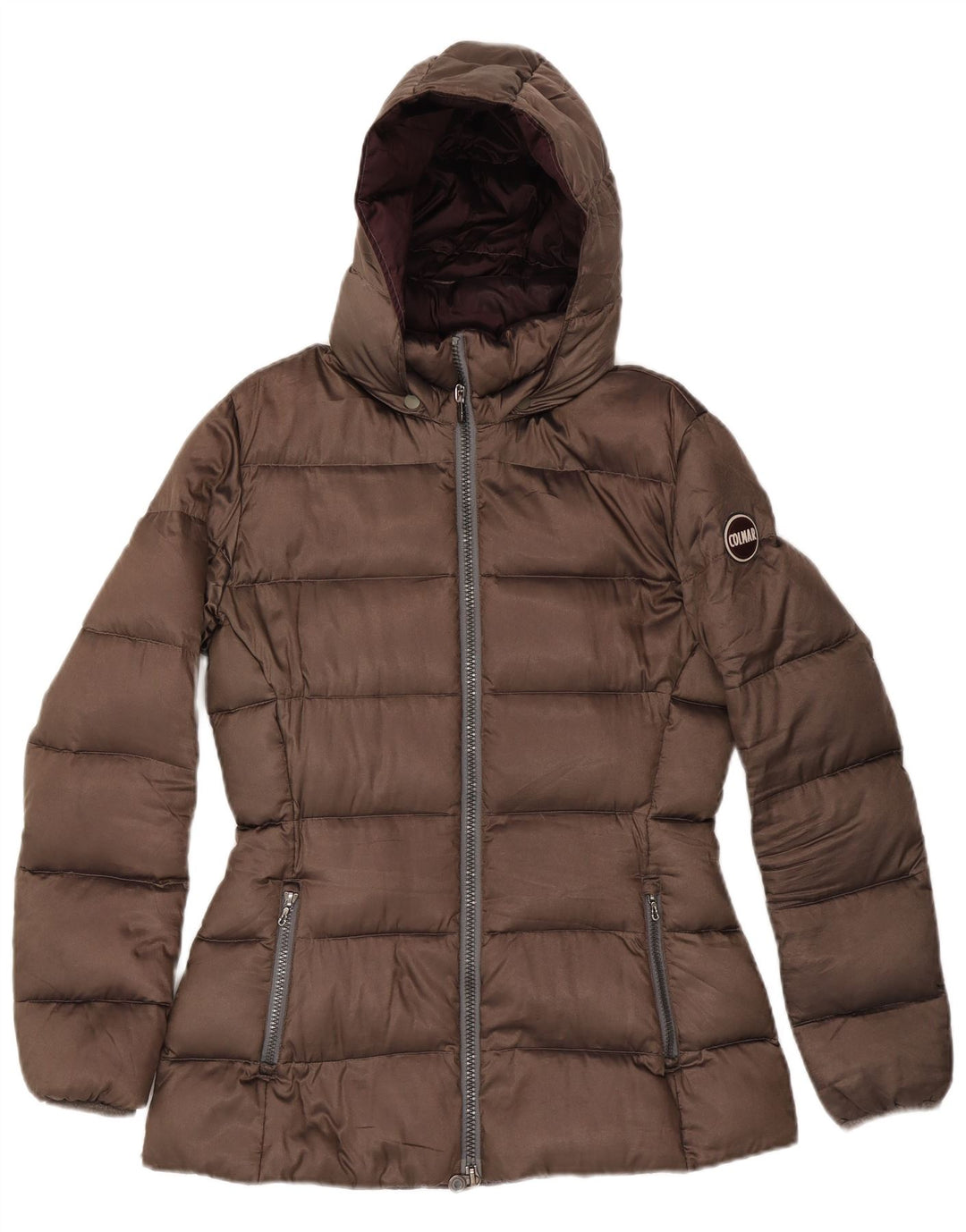 Jachetă căptușită cu glugă Colmar pentru femei IT 46 Large Brown