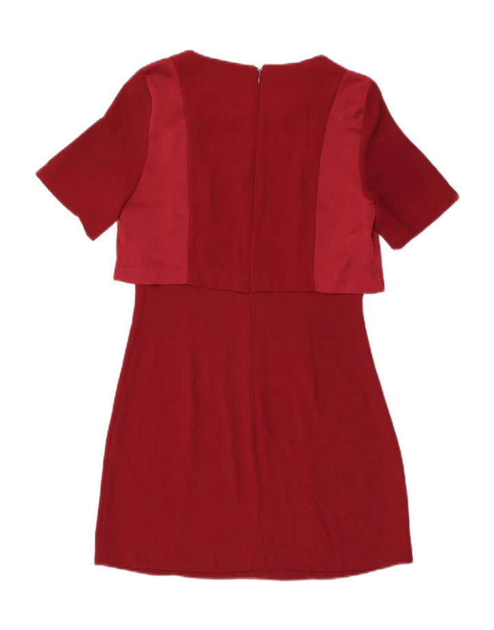 Rochie Topshop pentru femei, UK 10, poliester roșu mic