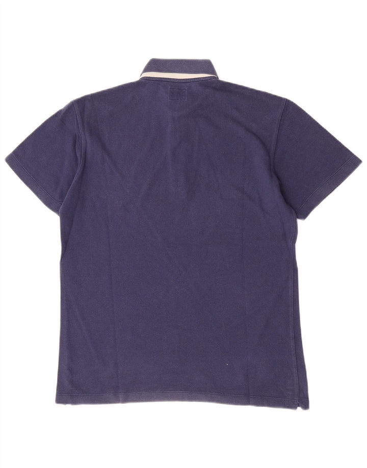 Tricou polo pentru bărbați Fay, bumbac, albastru bleumarin