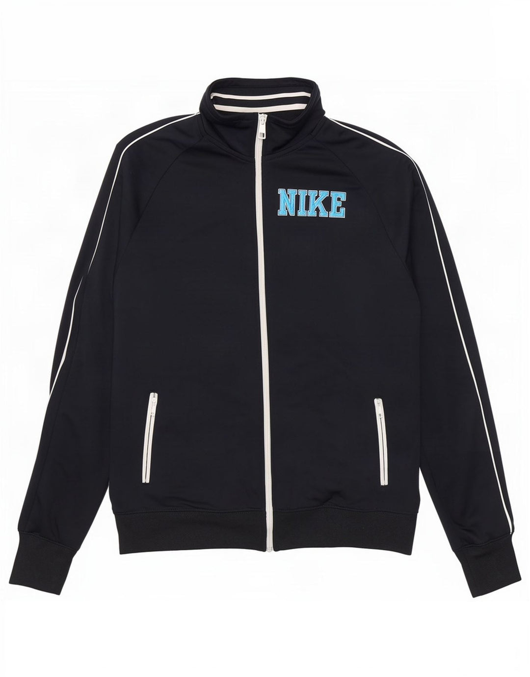 Jachetă de trening cu grafică Nike pentru bărbați, poliester mare, albastru
