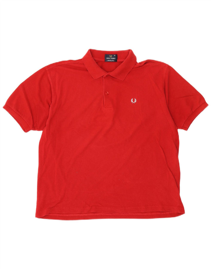 Cămașă polo Fred Perry pentru bărbați XL bumbac roșu