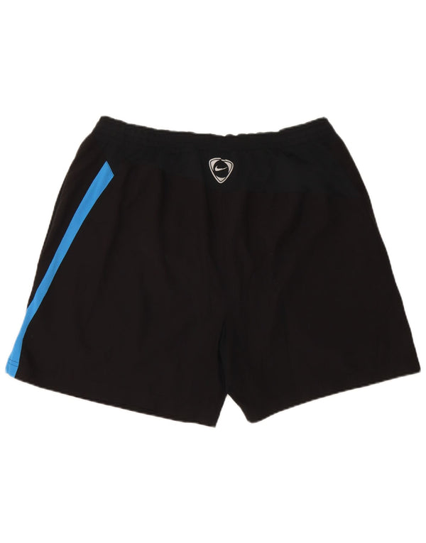 Pantaloni scurți sport Nike pentru bărbați, negru mediu, poliester color bloc