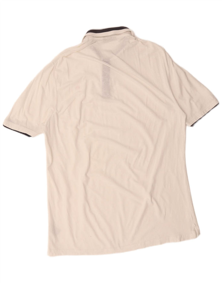 Tricou polo pentru bărbați Ellesse XL, bumbac cu dungi albe