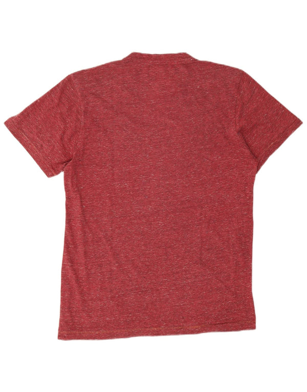 Tricou grafic Desigual pentru bărbați Top Small Maroon Flecked