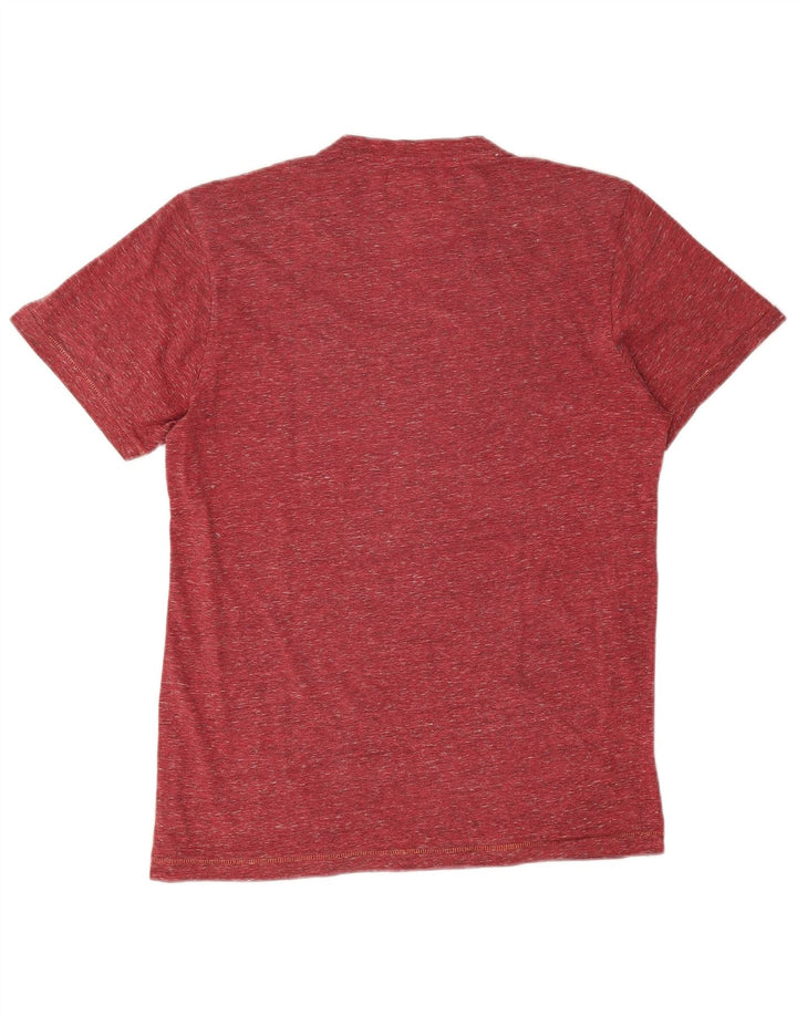 Tricou grafic Desigual pentru bărbați Top Small Maroon Flecked