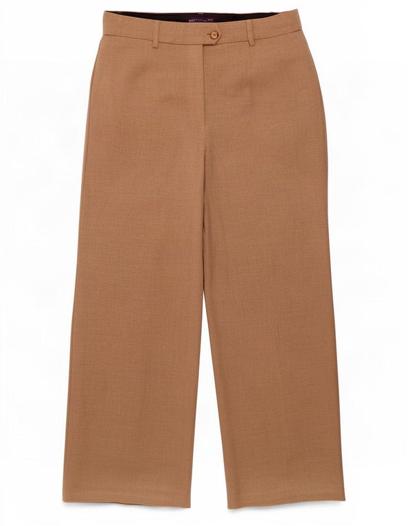 Marks & Spencer Pantaloni drepti pentru femei UK 16 Large W36 L30 Bej