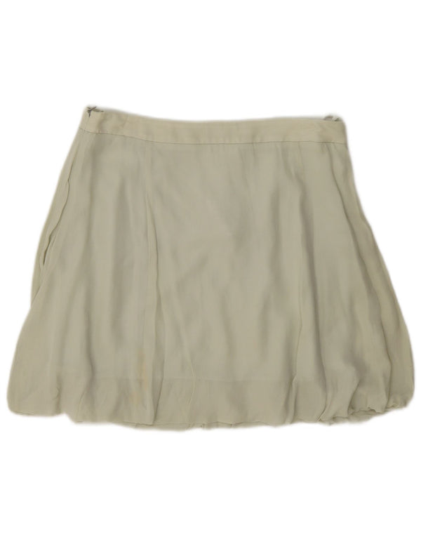 Fusta Mini Bubble pentru femei Emporio Armani IT 40 Small W27 Green Silk