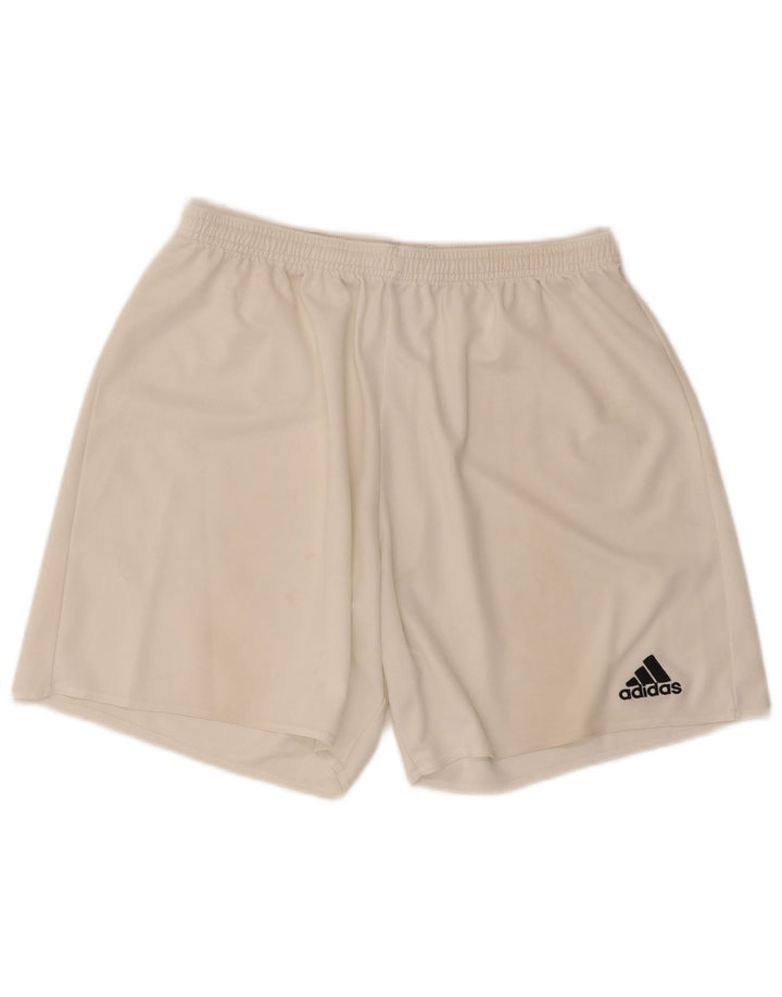 Pantaloni scurți sport pentru bărbați Adidas Climalite XL poliester alb