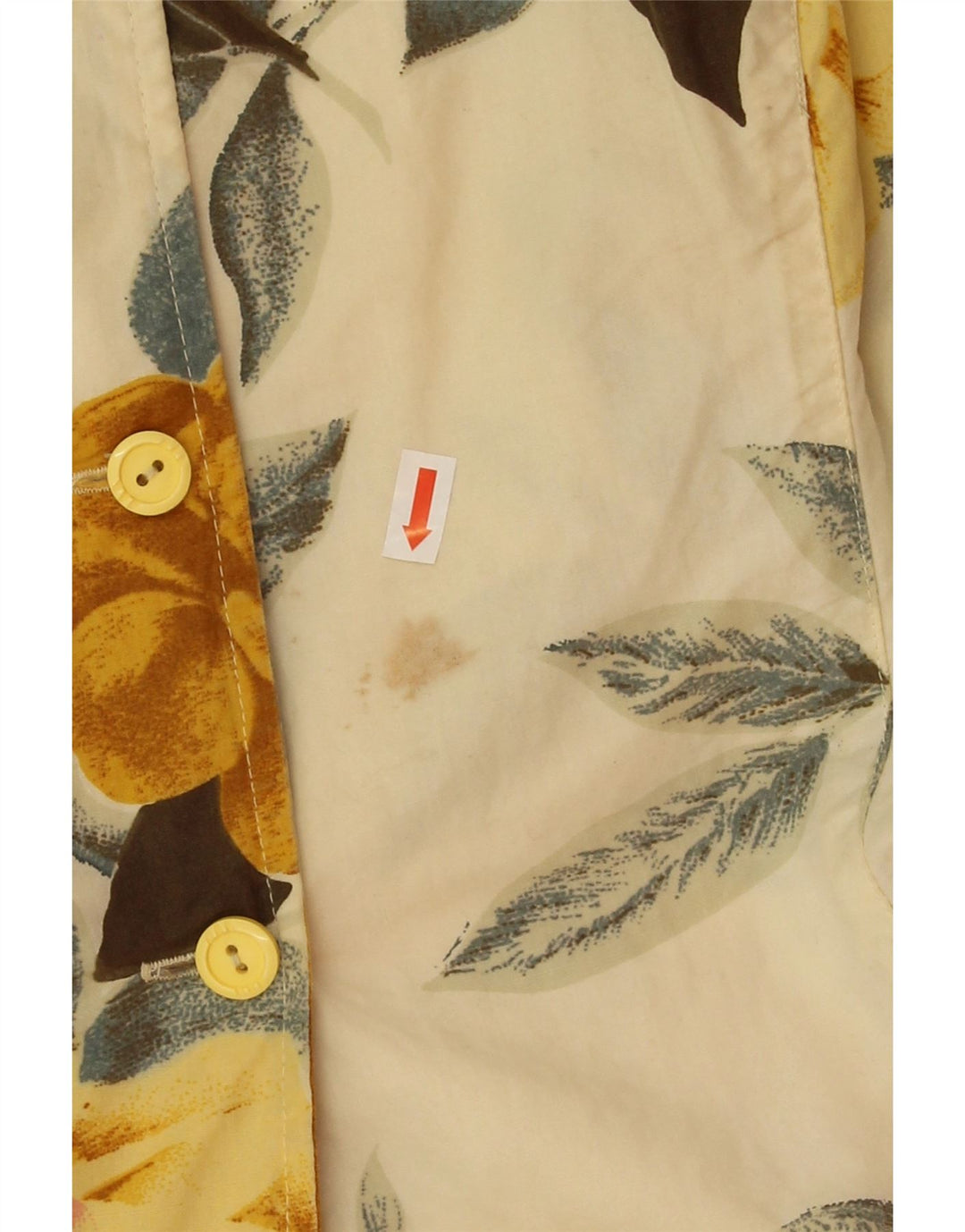 DELIA FERRARI Womens 5 Button Blazer Jacket IT 42 Medium Yellow Floral Vintage Delia Ferrari and Second-Hand Delia Ferrari from Messina Hembry 