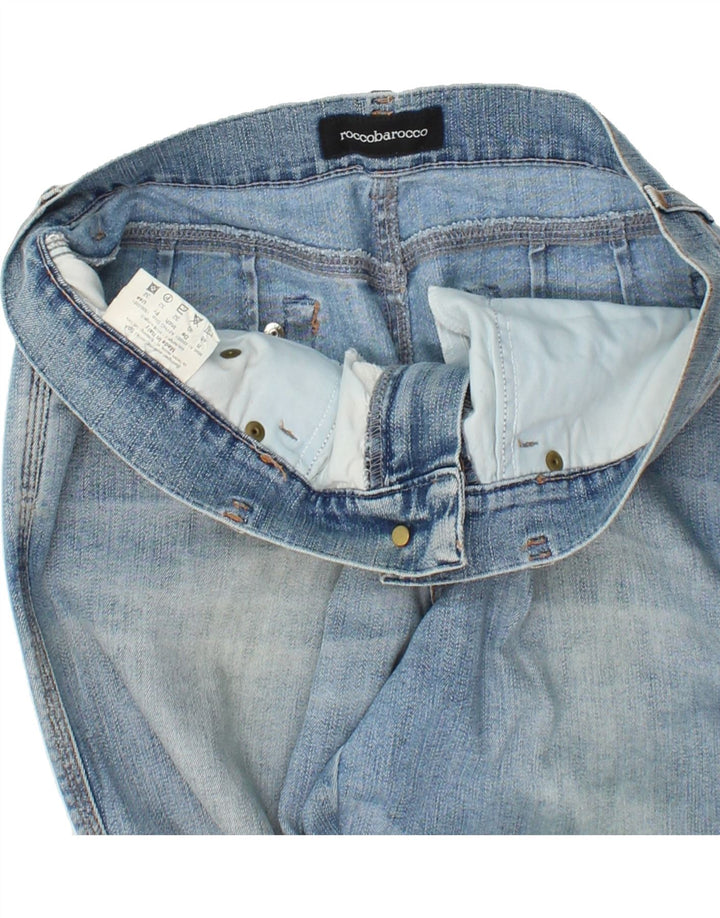ROCCOBAROCCO Womens Slim Jeans IT 46 Large W30 L28 Blue Cotton Vintage Roccobarocco and Second-Hand Roccobarocco from Messina Hembry 