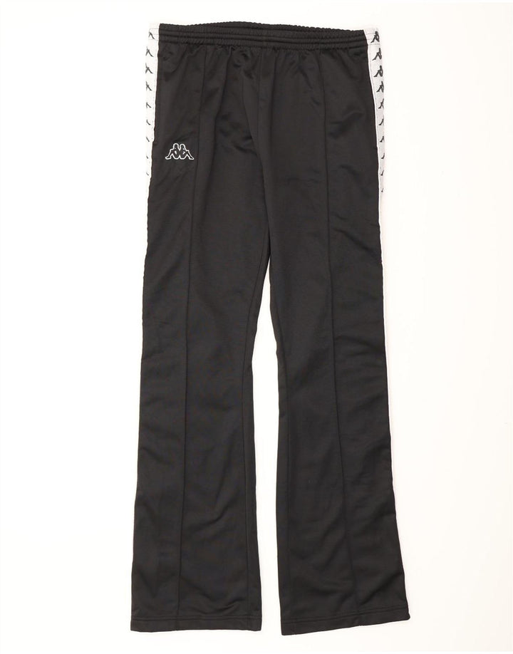 Pantaloni de trening cu grafică pentru bărbați Kappa, negru mediu