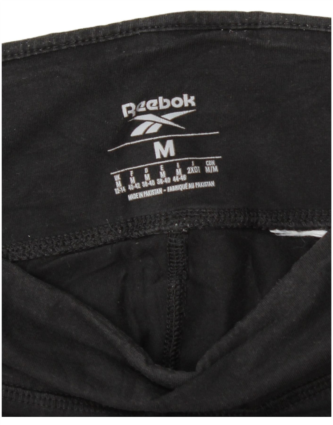 Leggings grafic REEBOK pentru femei UK 12/14 Medium Black