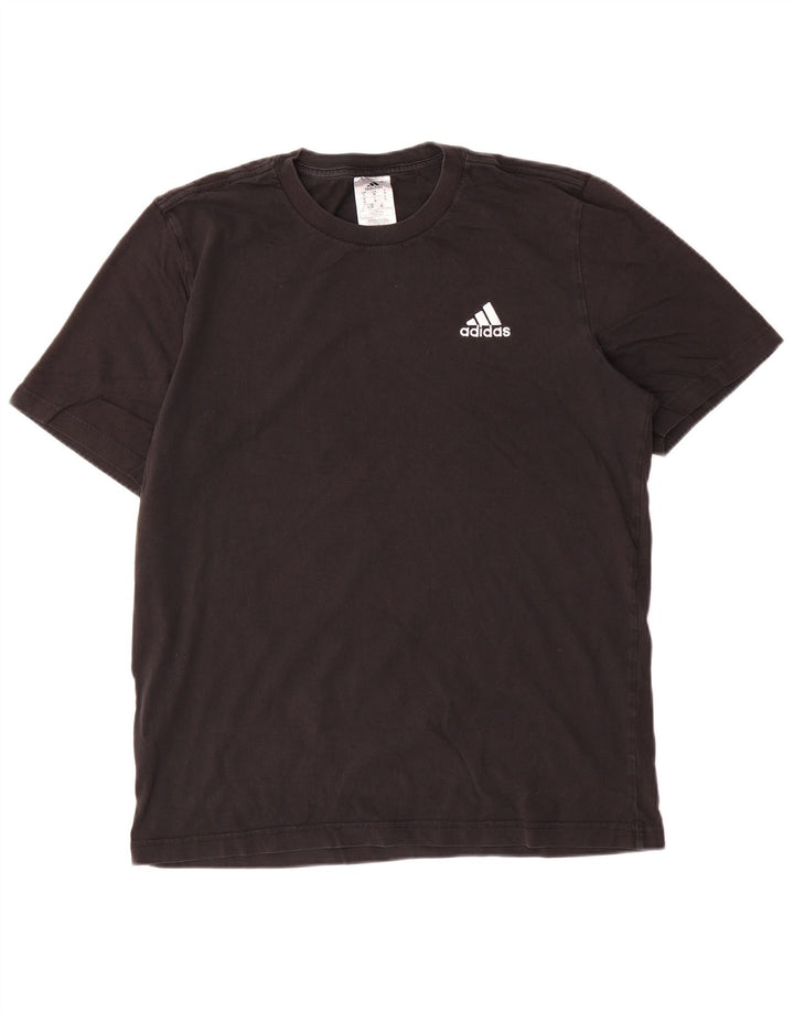 Tricou Bărbați Adidas Top Mediu Negru Bumbac
