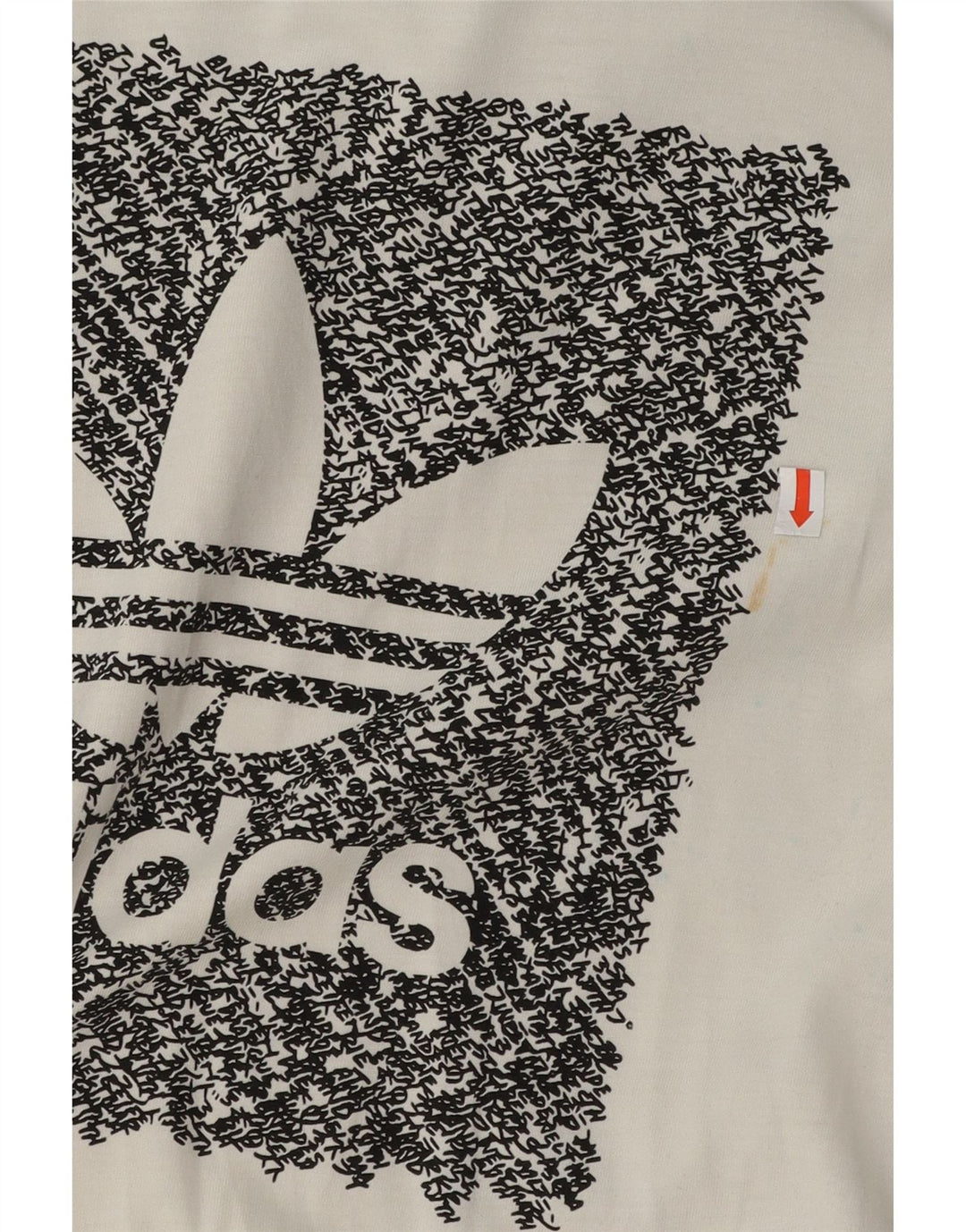 Tricou grafic pentru bărbați Adidas Top mic, alb, bumbac