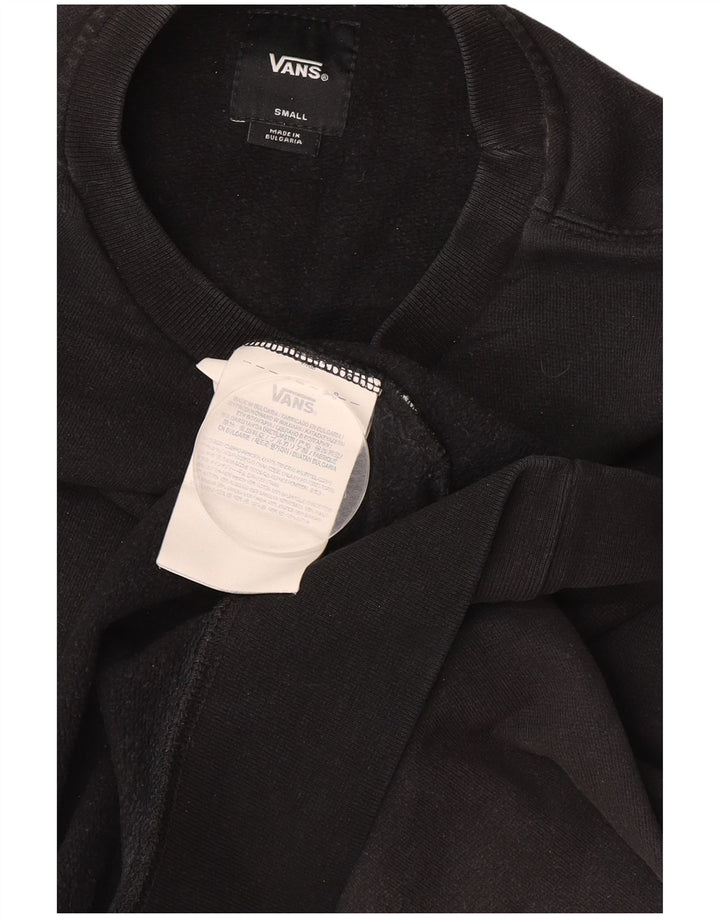 Hanorac grafic pentru bărbați VANS Pulover mic, negru, bumbac