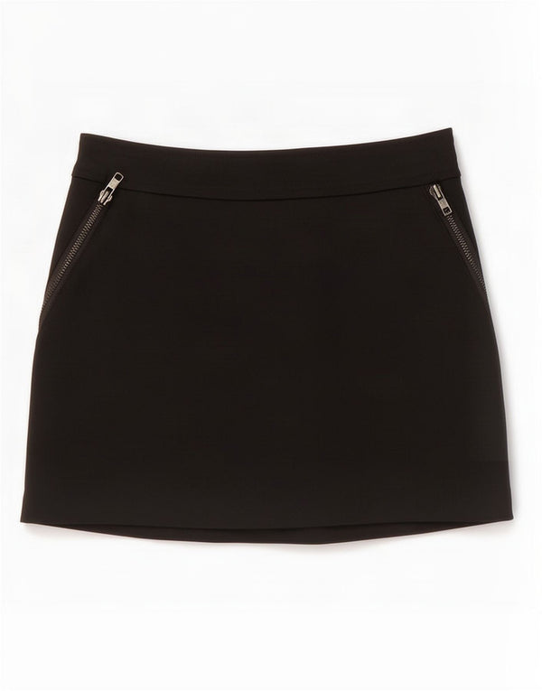 Zara Womens Skort EU 34 2XS W24 Black Cotton