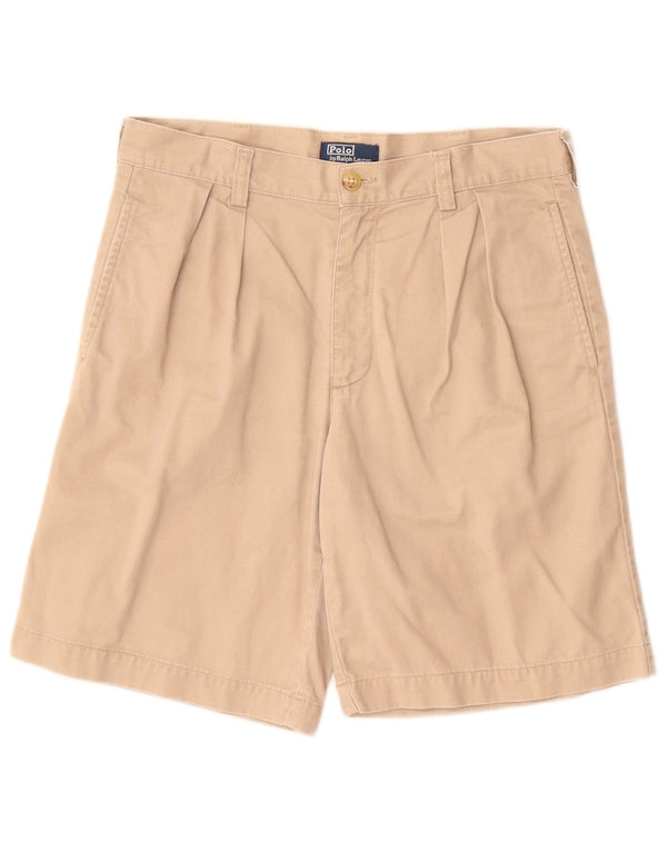 Pantaloni scurți chino Polo Ralph Lauren pentru băieți 11-12 ani W28 bumbac bej