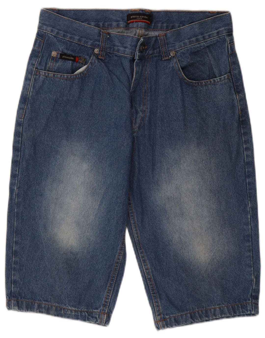 Pantaloni scurți din blugi pentru bărbați Pierre Cardin Mici W28 Bumbac albastru