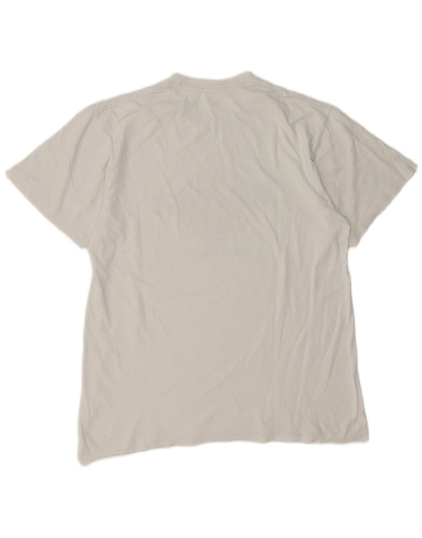 Tricou cu grafic Florence Hard Rock Cafe pentru bărbați Top mare din bumbac alb