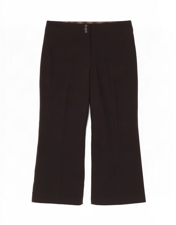 Marks & Spencer Pantaloni casual Bootcut pentru femei UK 18 XL W36 L30 Negri