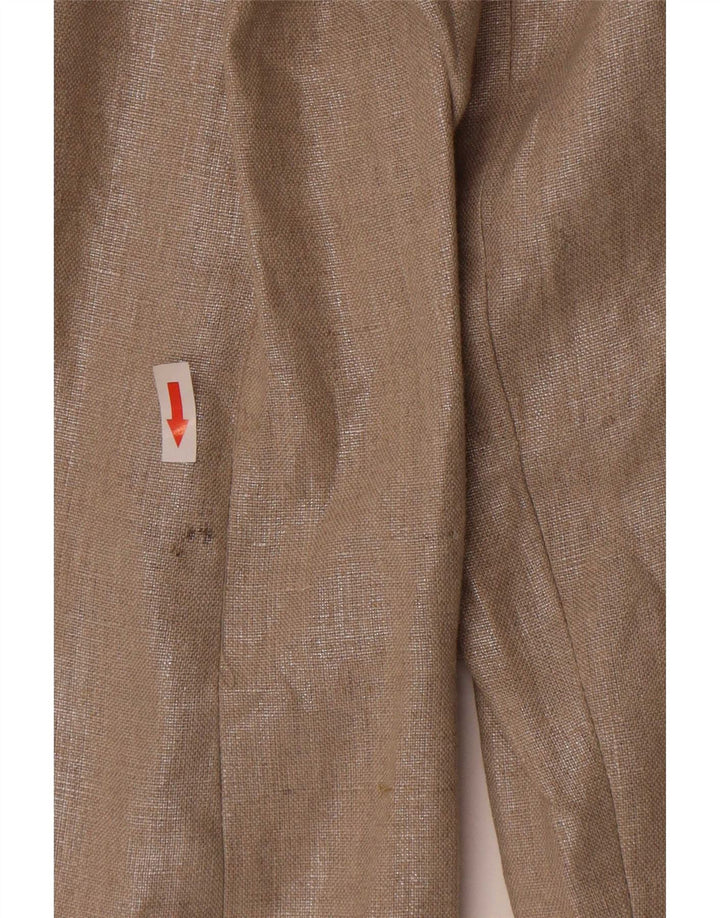 Jachetă Blazer pentru femei Zara UK 14 Medium Bej In