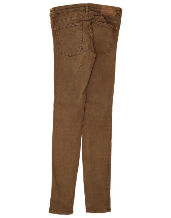 Blugi skinny dama Zara EU 36 XS W26 L31 maro