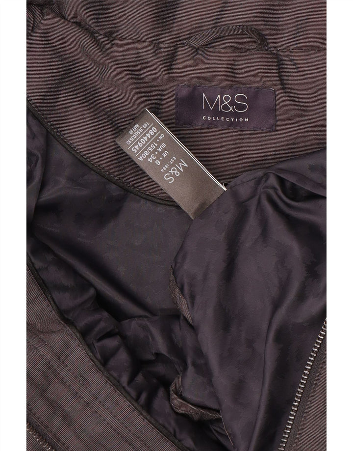 Geacă de ploaie Marks & Spencer pentru femei, cu ajustare largi, UK 6 XS, poliamidă bleumarin