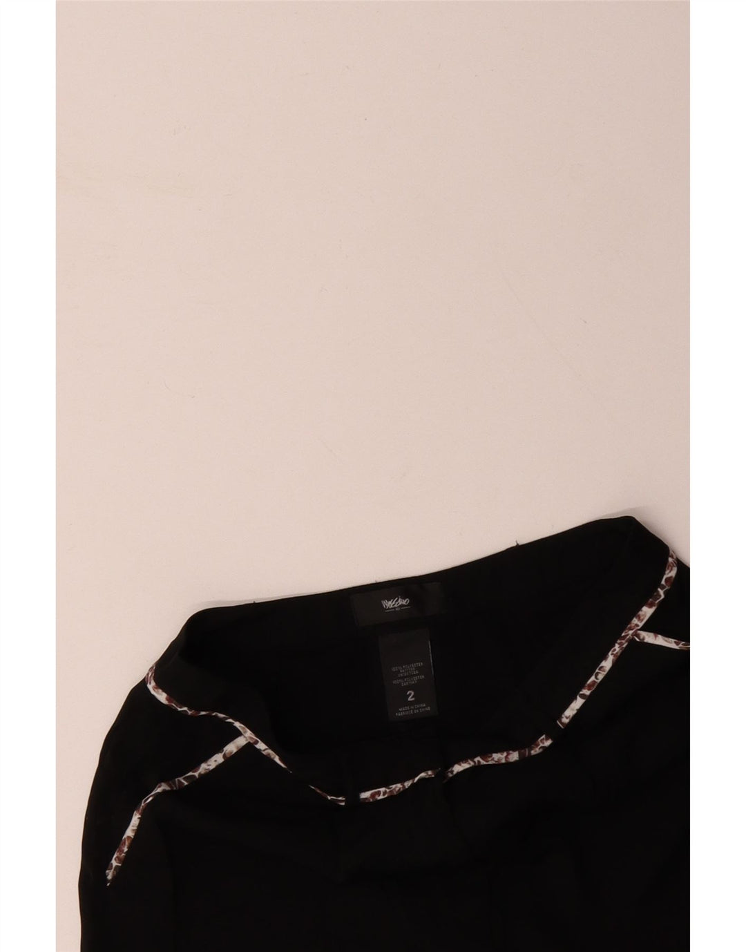 Pantaloni scurți chino MOSSIMO pentru femei US 2 XS W28 poliester negru