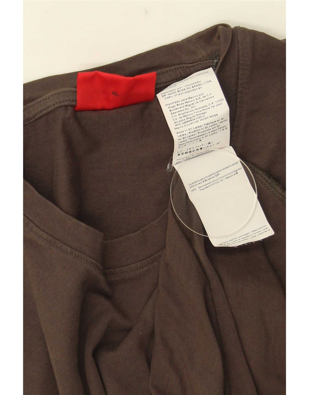 Tricou pentru bărbați Hugo Boss Top XL bumbac gri