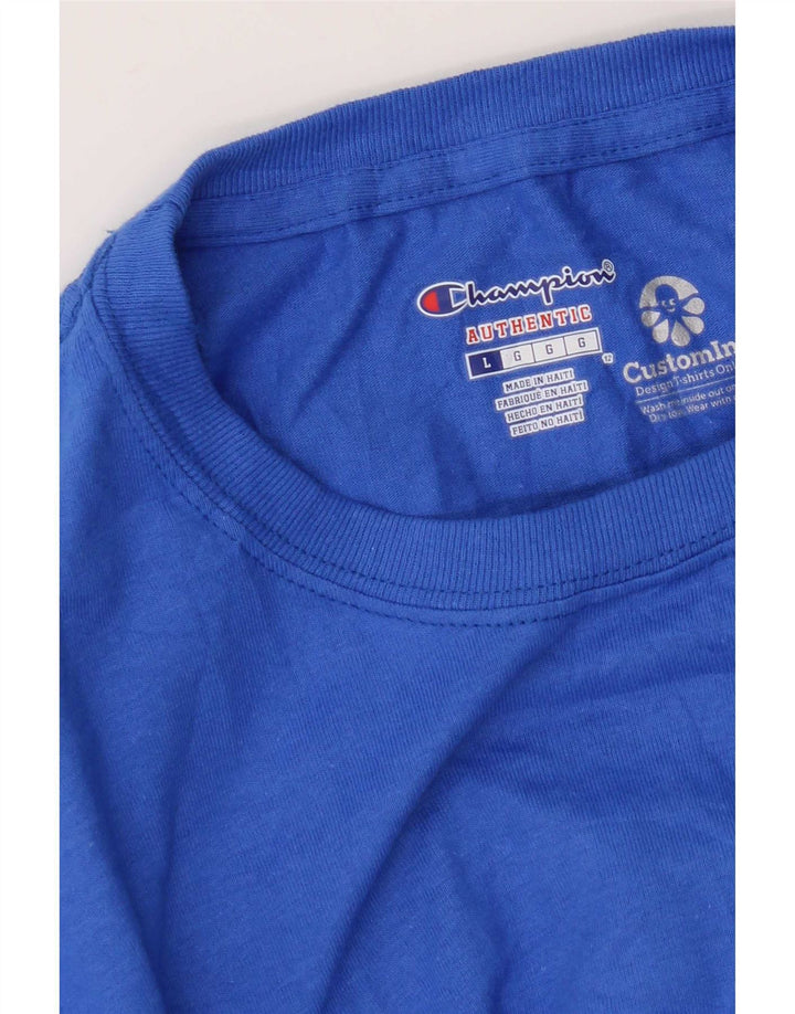 Tricou grafic Champion pentru bărbați Top mare albastru