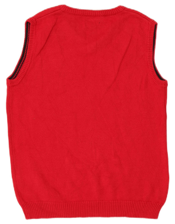 Chaps Boys Vest Tank Top 14-15 Ani Bumbac Roșu