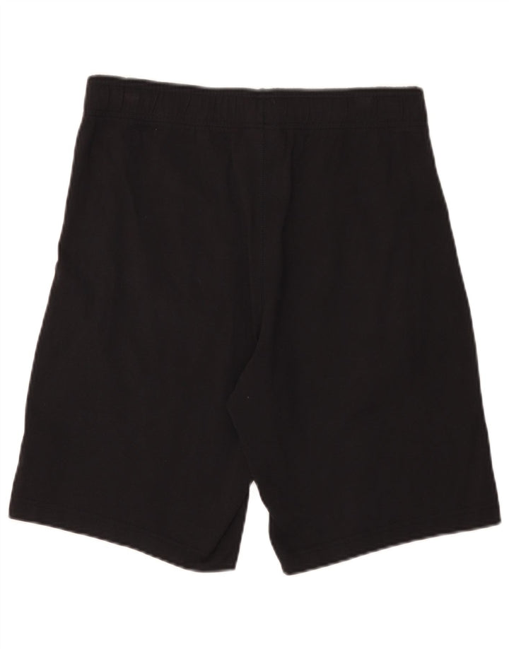 Pantaloni scurți sport Champion pentru bărbați, bumbac mediu negru