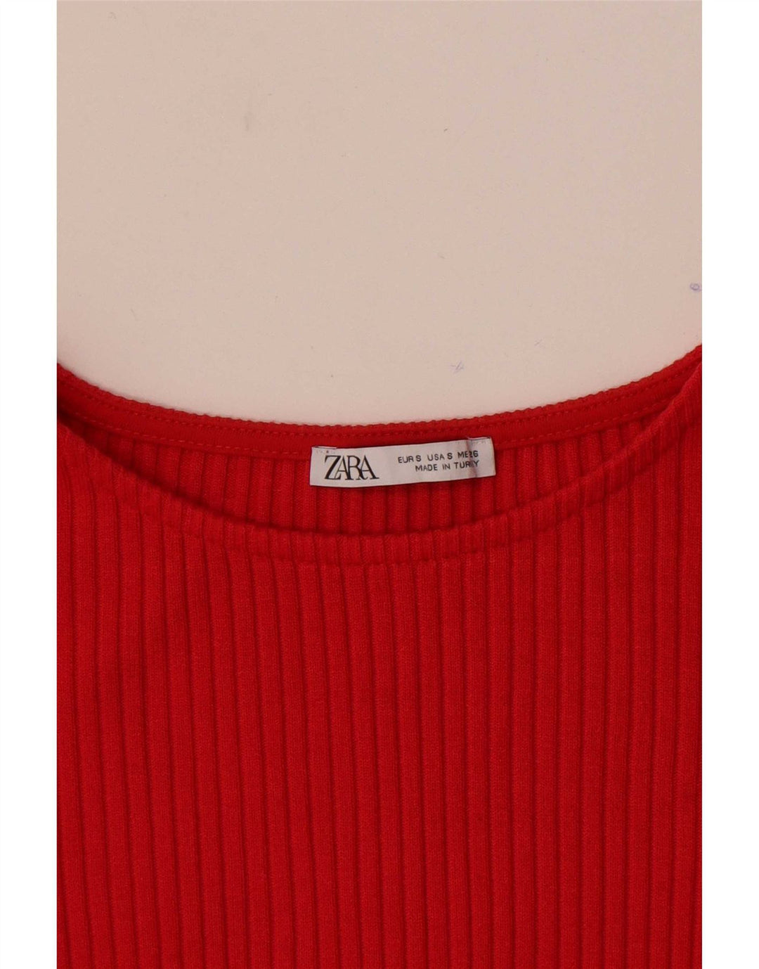 Tricou pentru femei Zara UK 8 Small Red
