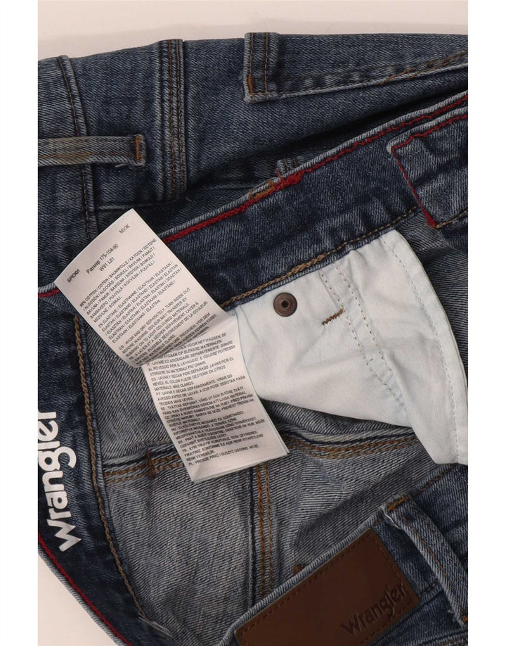 Blugi slim pentru bărbați Wrangler W36 L32 Bumbac albastru