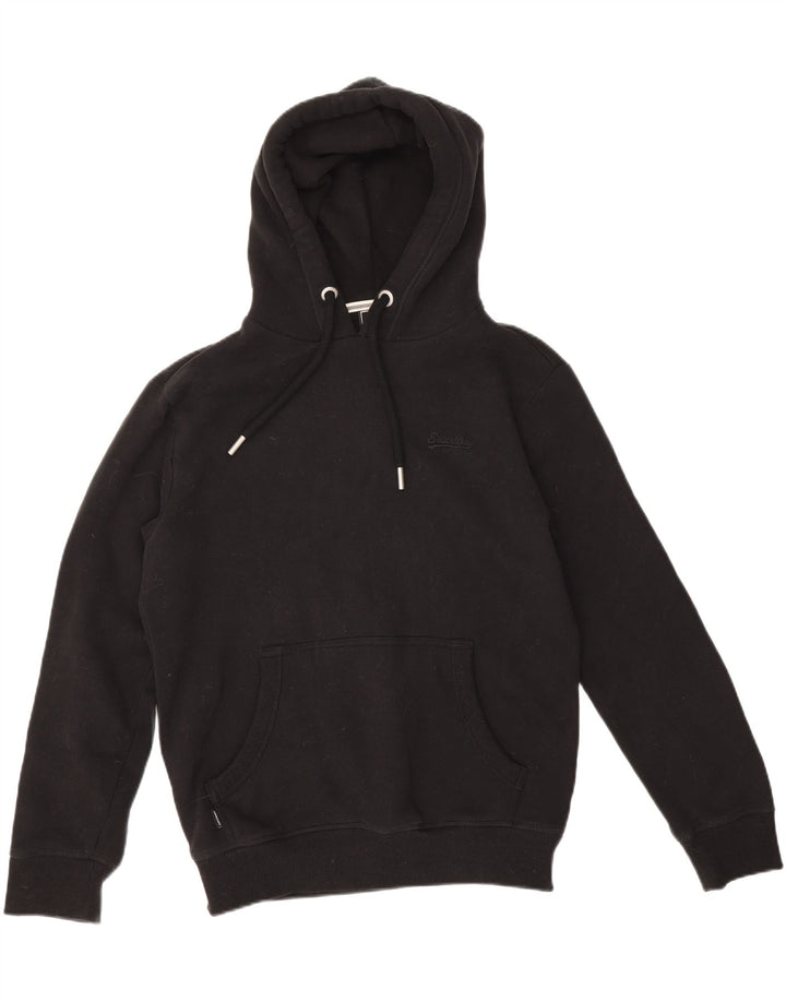Pulover SUPERDRY pentru bărbați, bumbac mediu negru