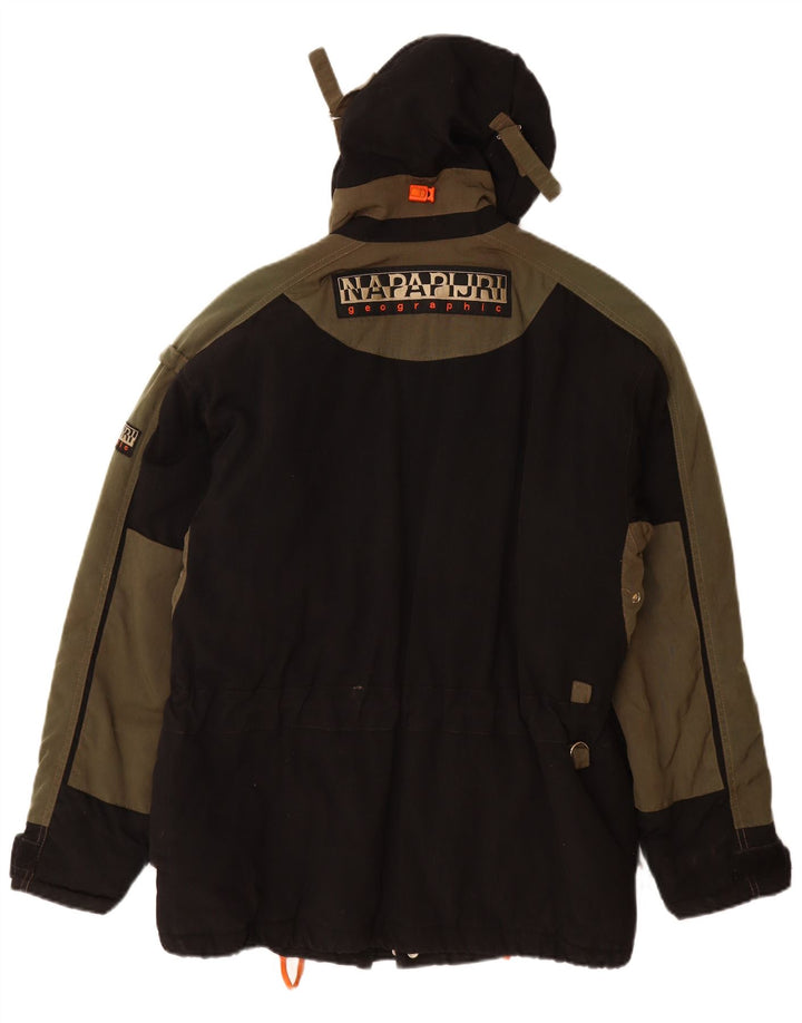 Jachetă de vânt cu glugă pentru bărbați NAPAPIJRI UK 38 Poliamidă neagră medie