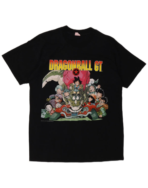 Tricou grafic Dragon Ball GT 1997 pentru bărbați de epocă Top mediu negru