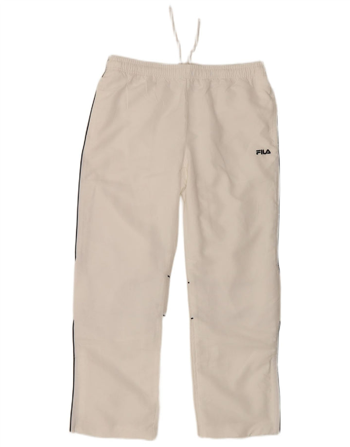 Pantaloni de trening Fila pentru femei UK 10 Small White Poliester