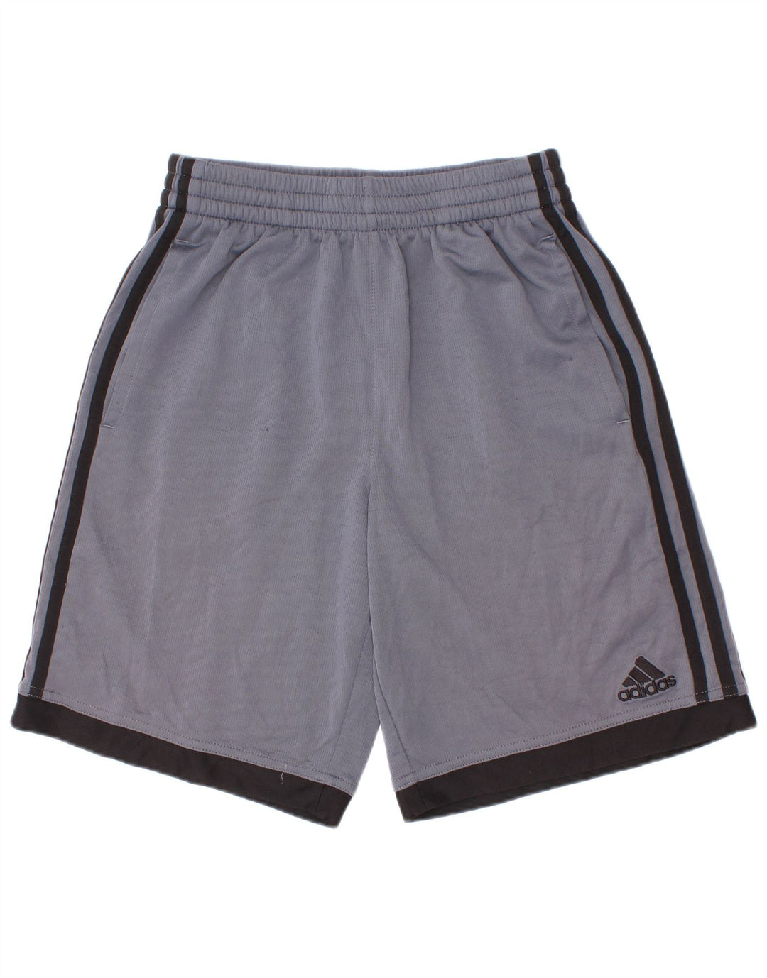 Pantaloni scurți sport Adidas pentru băieți 10-11 ani, albastru mediu, poliester color bloc