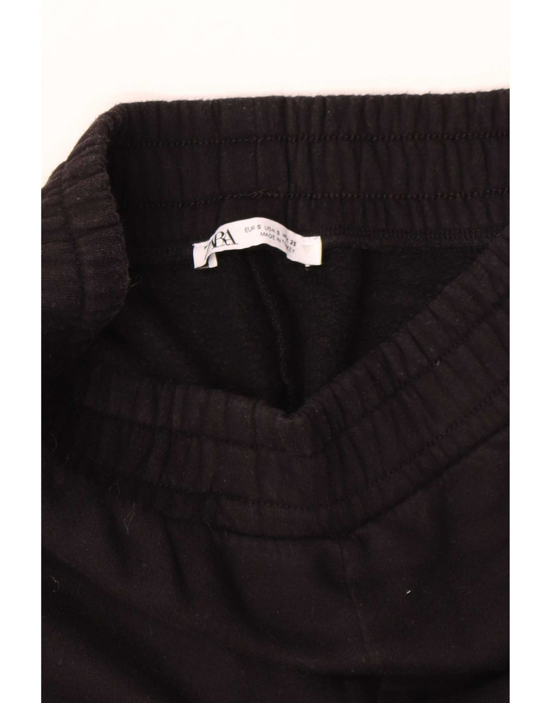 Pantaloni de trening Capri pentru femei Zara UK 8 Small Black