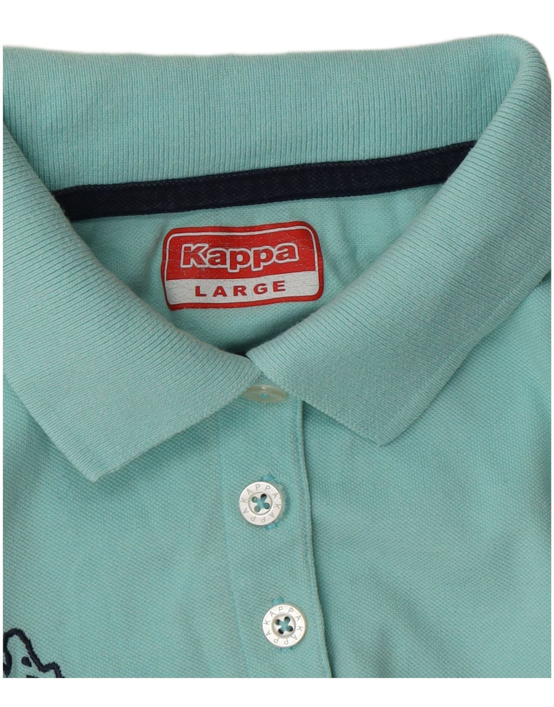 Tricou polo Kappa pentru femei UK 14 mare turcoaz